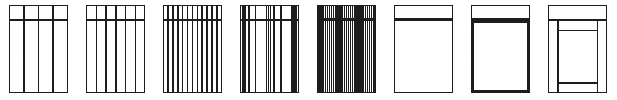 Varianty drevených front Woodline — kombinácia dreviny, štruktúry a odtieňa